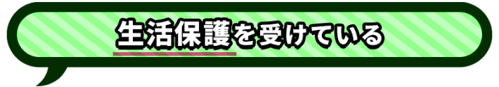 生活保護を受けている